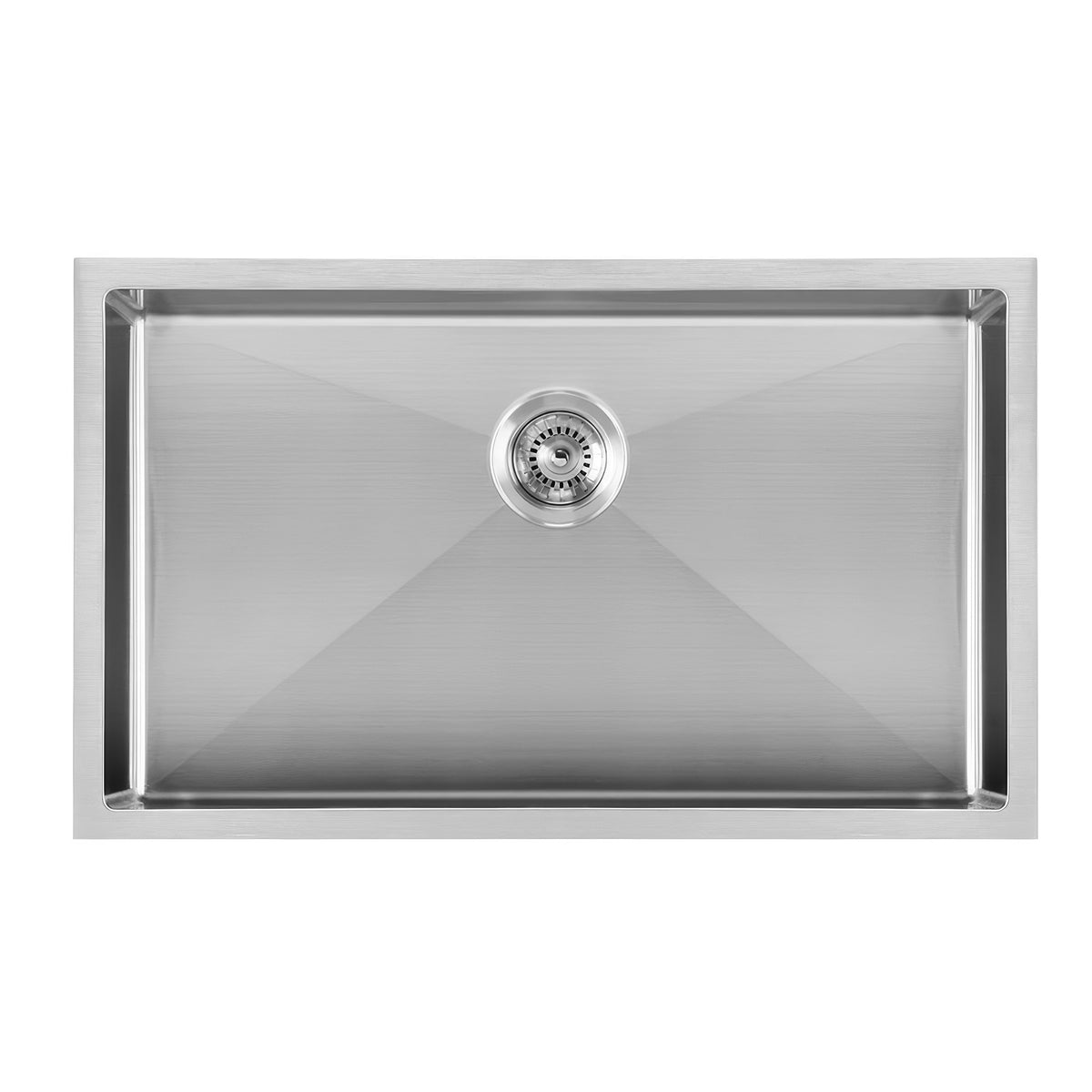 Undermount/Drop-In Single Bowl Kitchen Sink Set: 6 Gauge Frame, 16 Gauge Stainless Steel