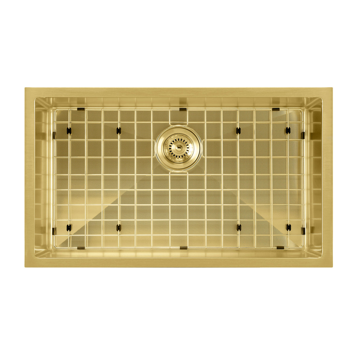 Undermount/Drop-In Single Bowl Stainless Steel Kitchen Sink Set: 16 Gauge, Linen Textured Inner Bowl