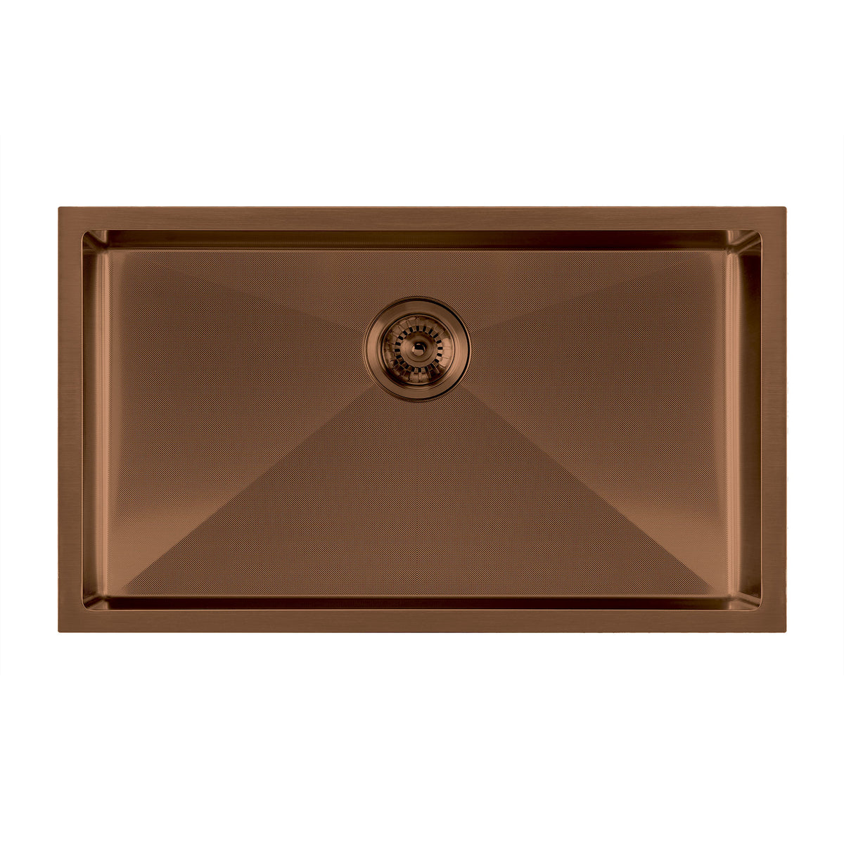 Undermount/Drop-In Single Bowl Stainless Steel Kitchen Sink Set: 16 Gauge, Linen Textured Inner Bowl