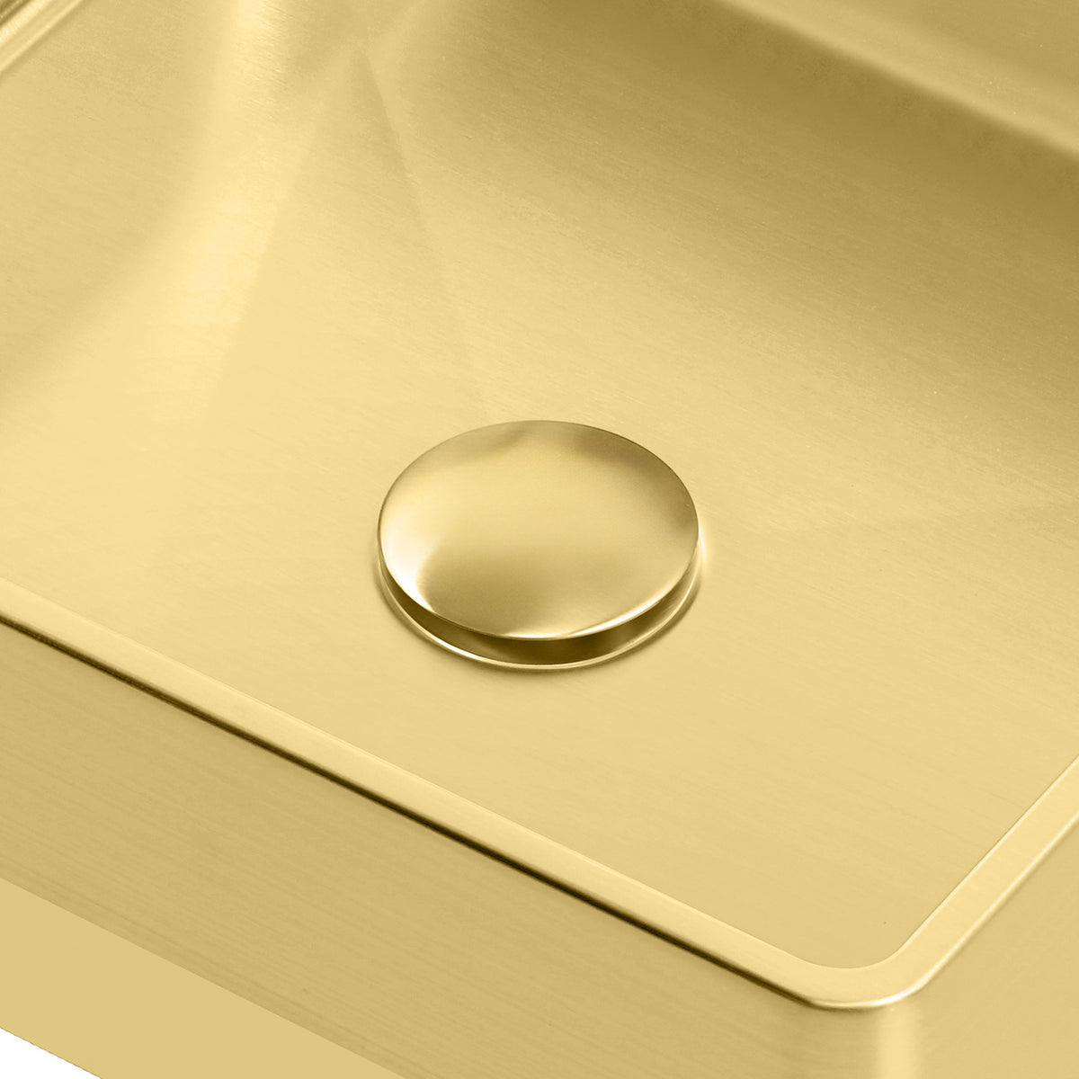 2-1/2&quot; Polished Stainless Steel Pop-Up Mechanical Drain For Lavatory Basin