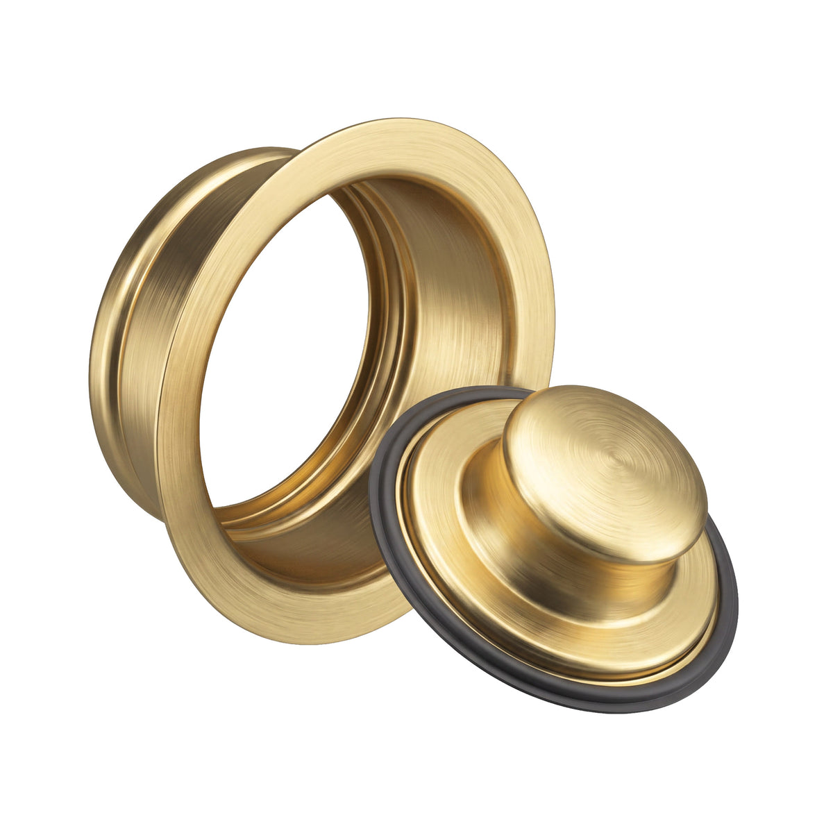 Coming Soon - 3-1/2" solid disposal flange with stopper for stainless steel sinks