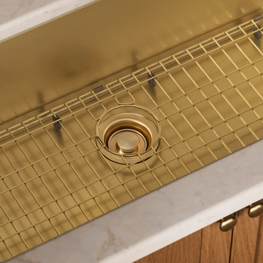 Coming Soon - 3-1/2" solid disposal flange with stopper for stainless steel sinks