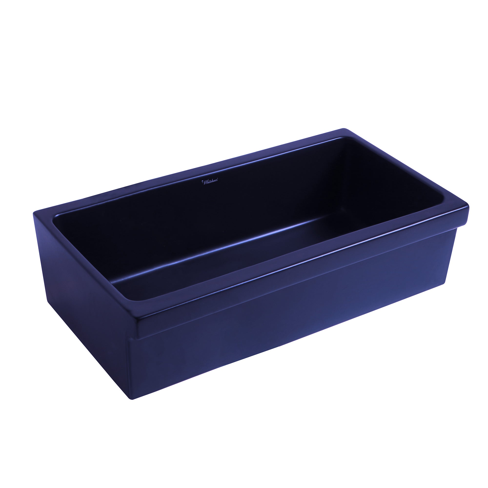 Reversible single bowl fireclay kitchen sinks: 2½” lip, 2” lip front apron