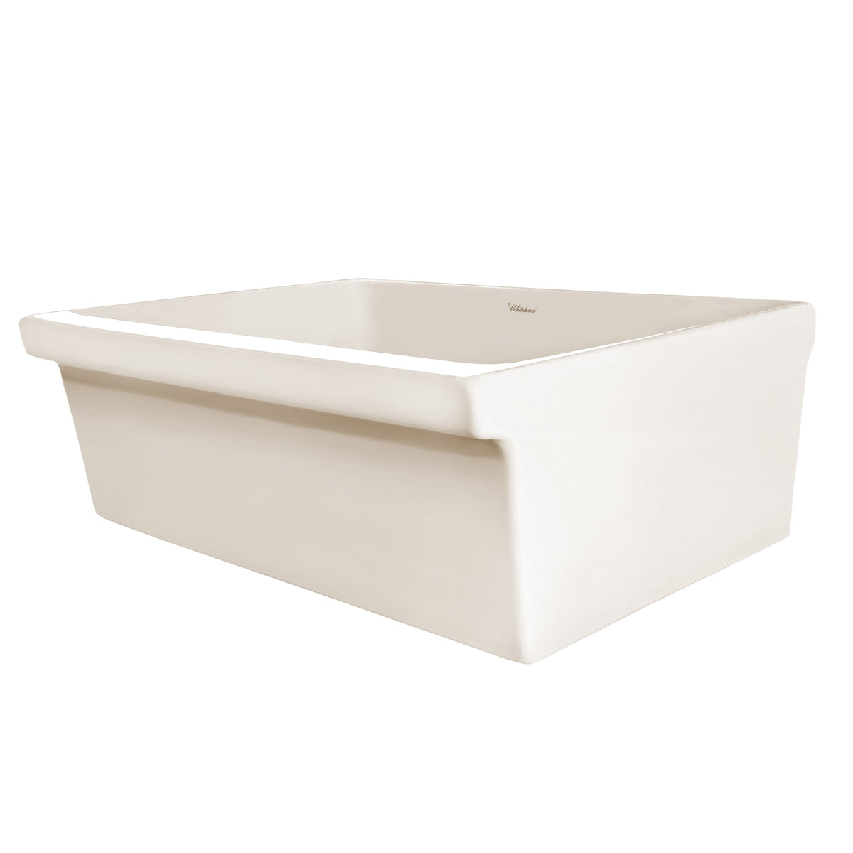 Reversible single bowl fireclay kitchen sinks: 2½” lip, 2” lip front apron