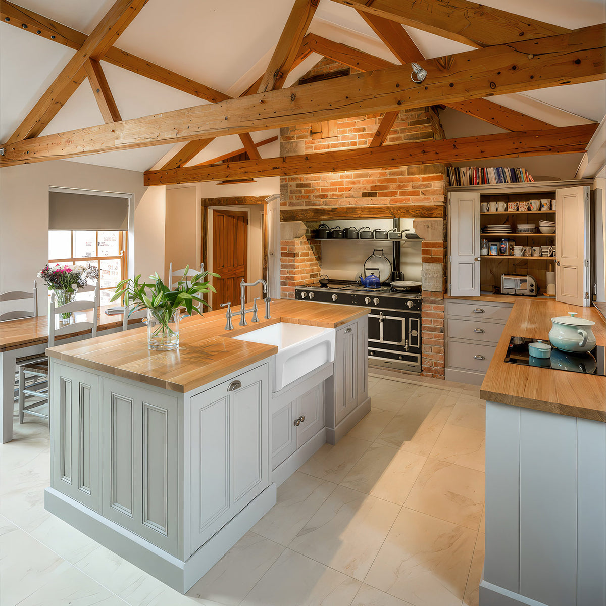 30&quot; Reversible Single Bowl Fireclay Kitchen Sink: 2½&quot; lip, beveled front apron