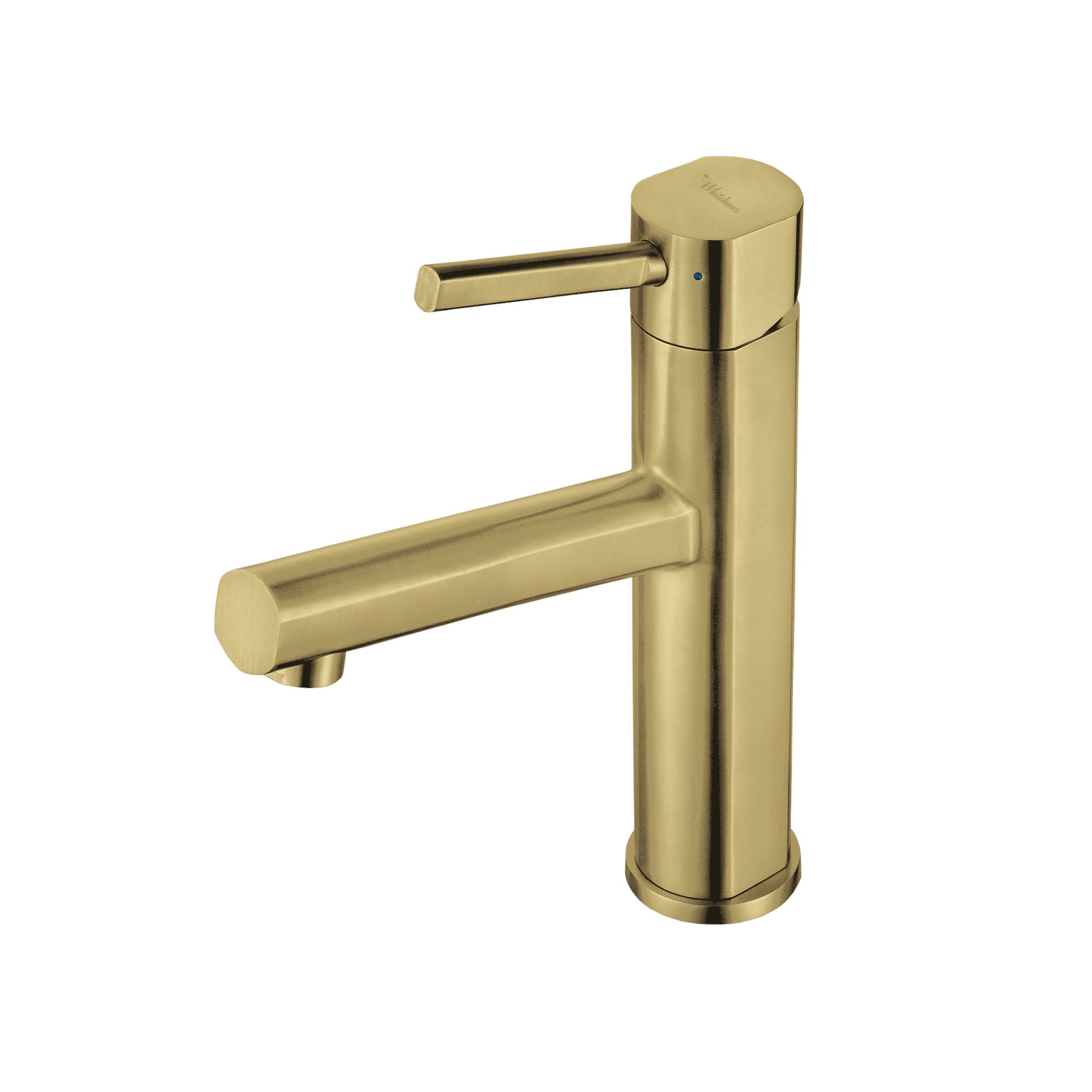 Lead-Free solid stainless steel single lever elevated lavatory faucet