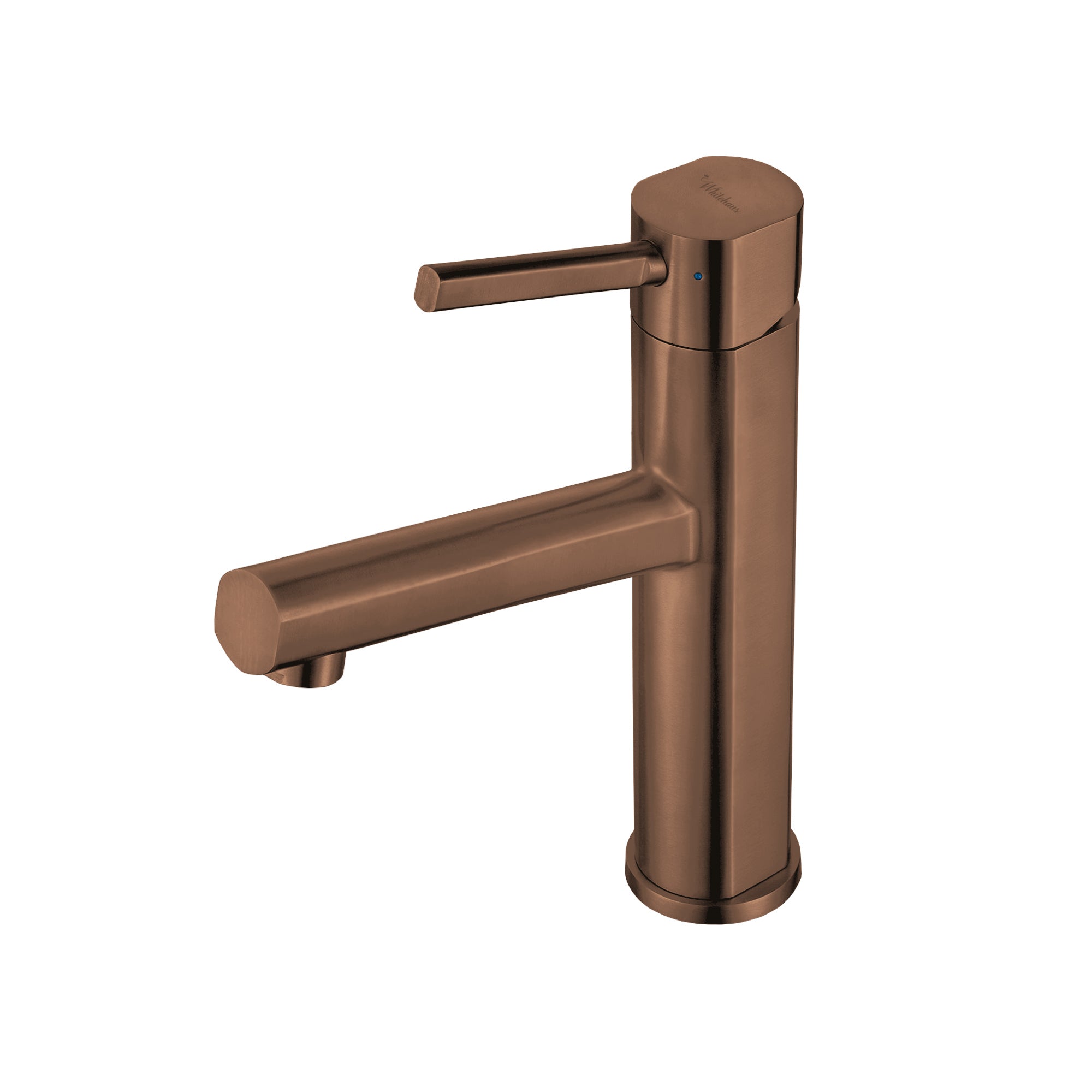 Lead-Free solid stainless steel single lever elevated lavatory faucet