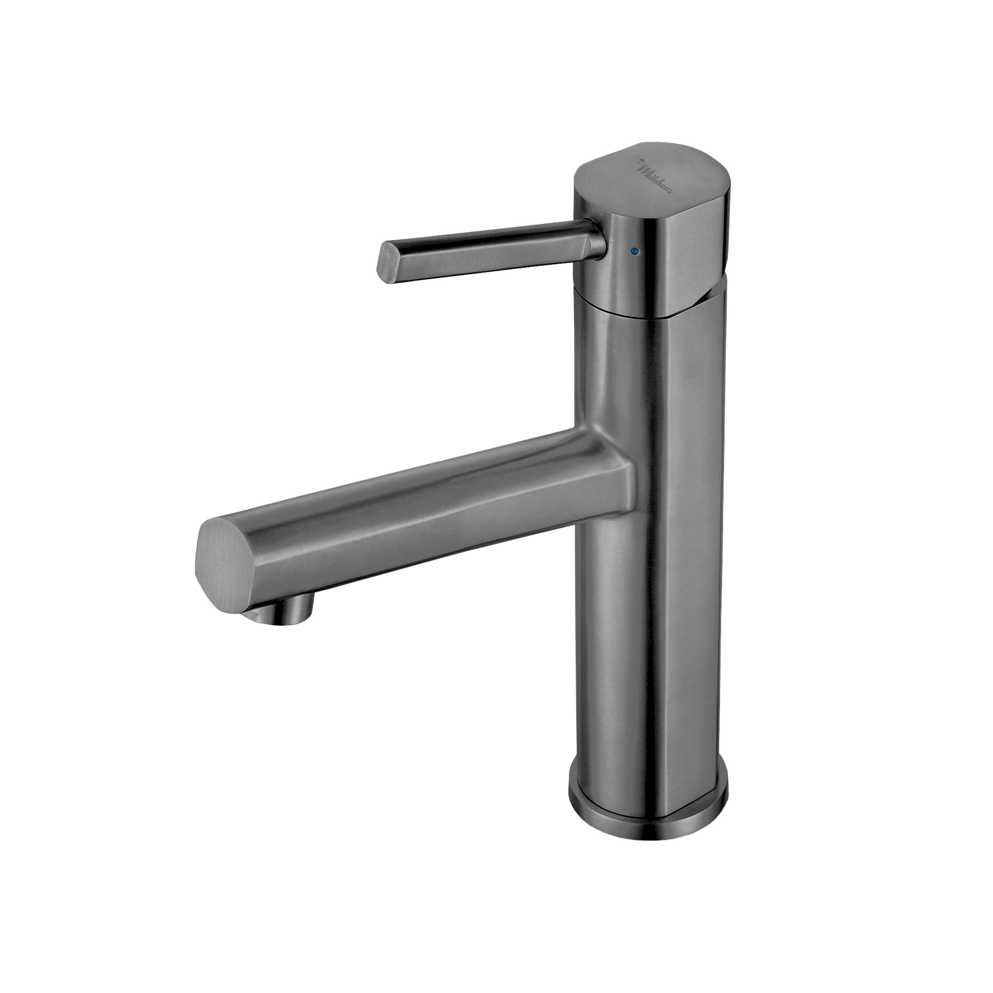 Lead-Free solid stainless steel single lever elevated lavatory faucet