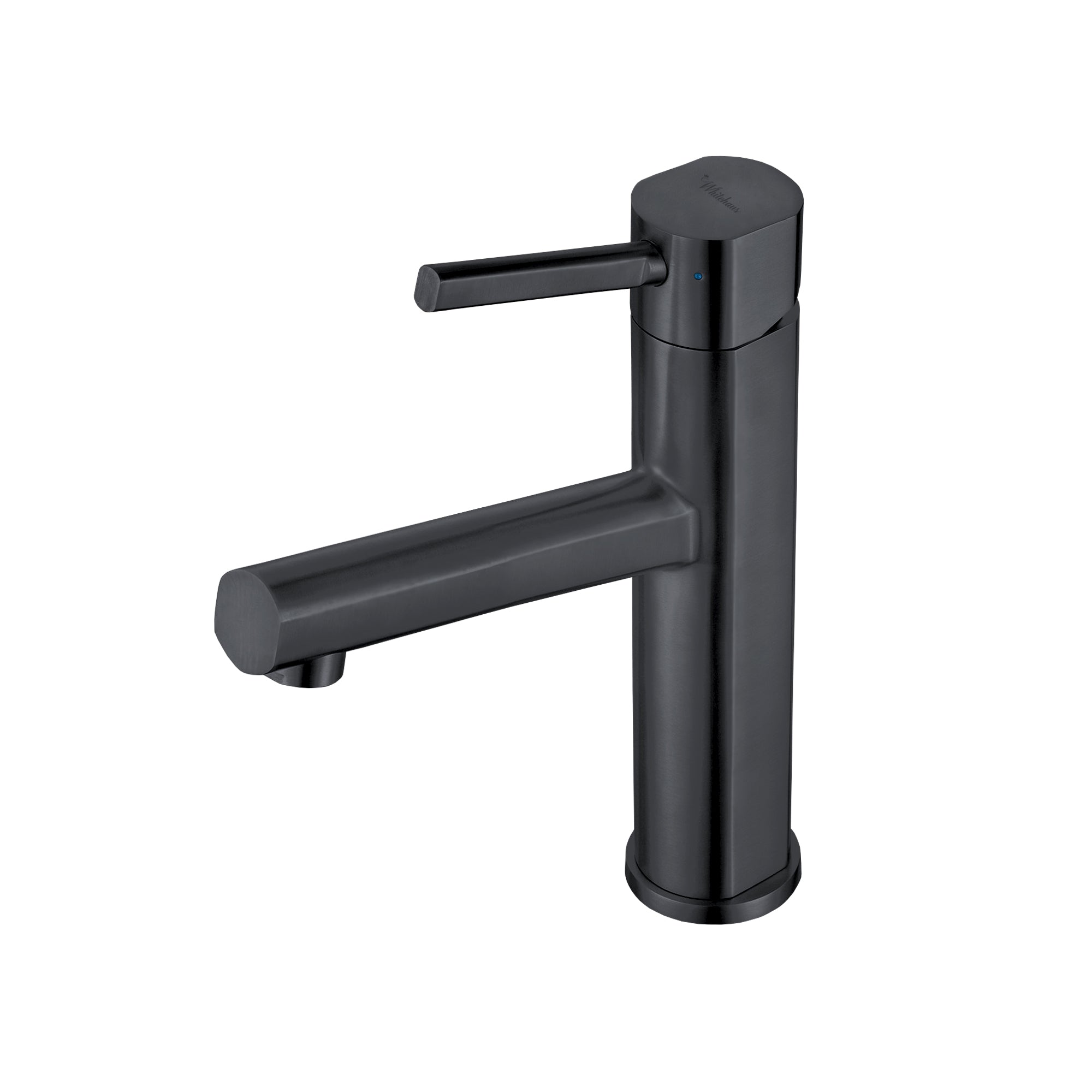 Lead-Free solid stainless steel single lever elevated lavatory faucet