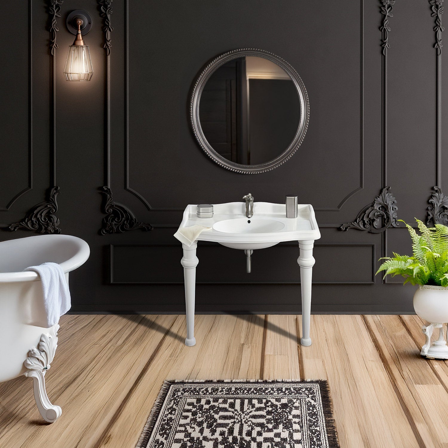 Single Hole, Single Lever Lavatory Faucet With Traditional Spout and Pop-up Waste