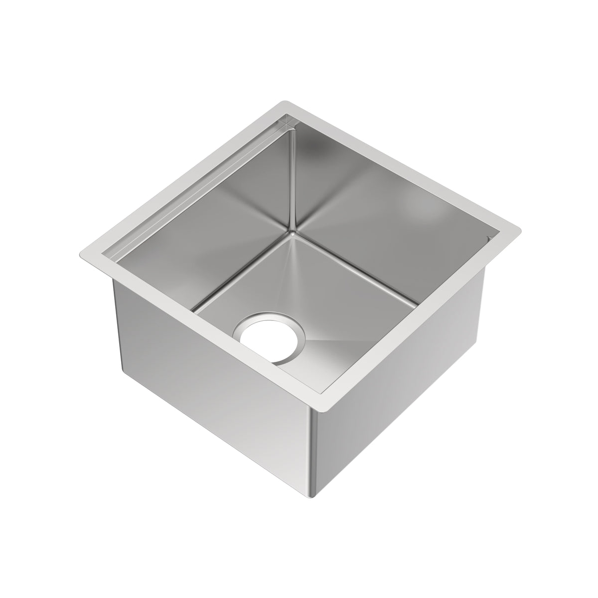Undermount Single Bowl 16 Gauge Brushed Stainless Steel Workstation Sink With Accessories