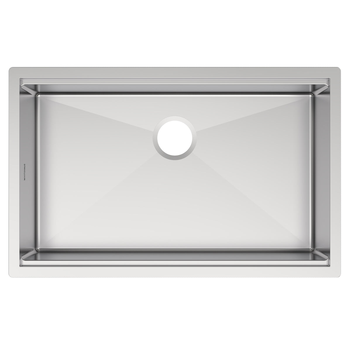 Undermount Single Bowl 16 Gauge Brushed Stainless Steel Workstation Sink With Accessories