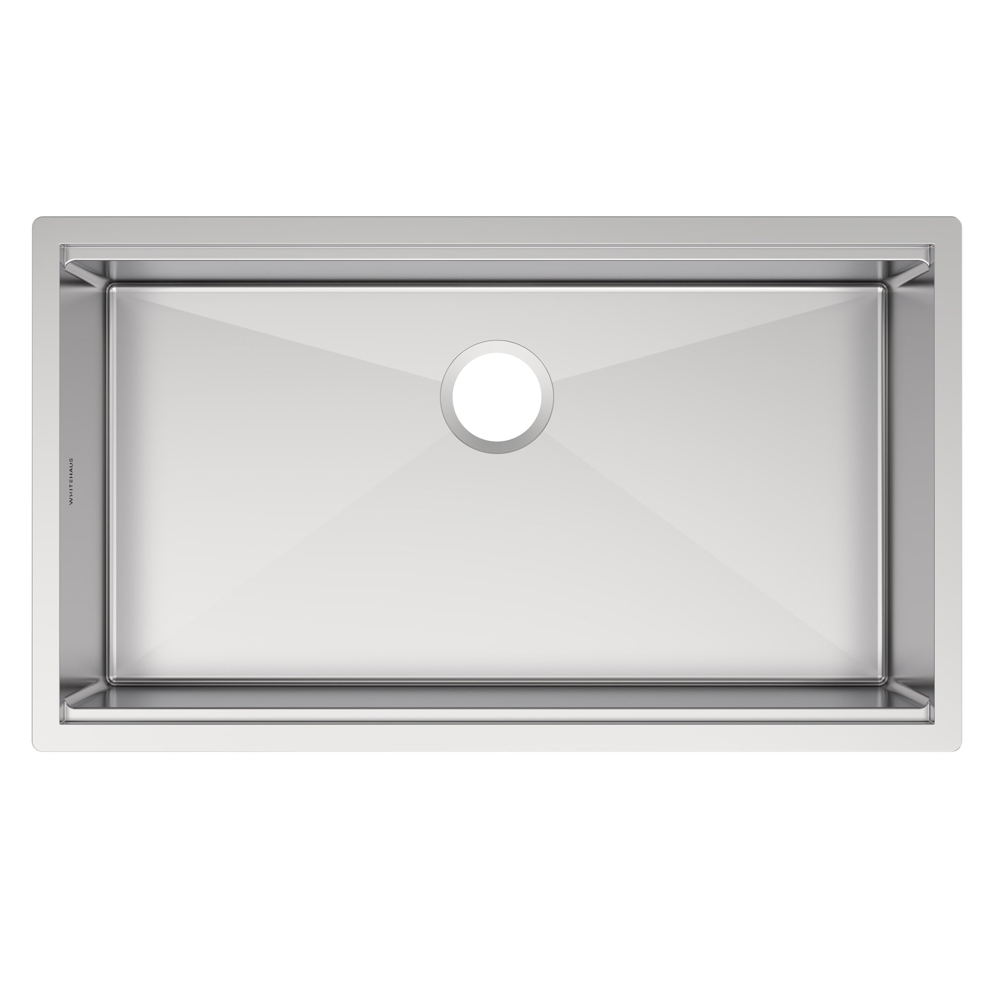 Undermount Single Bowl 16 Gauge Brushed Stainless Steel Workstation Sink With Accessories