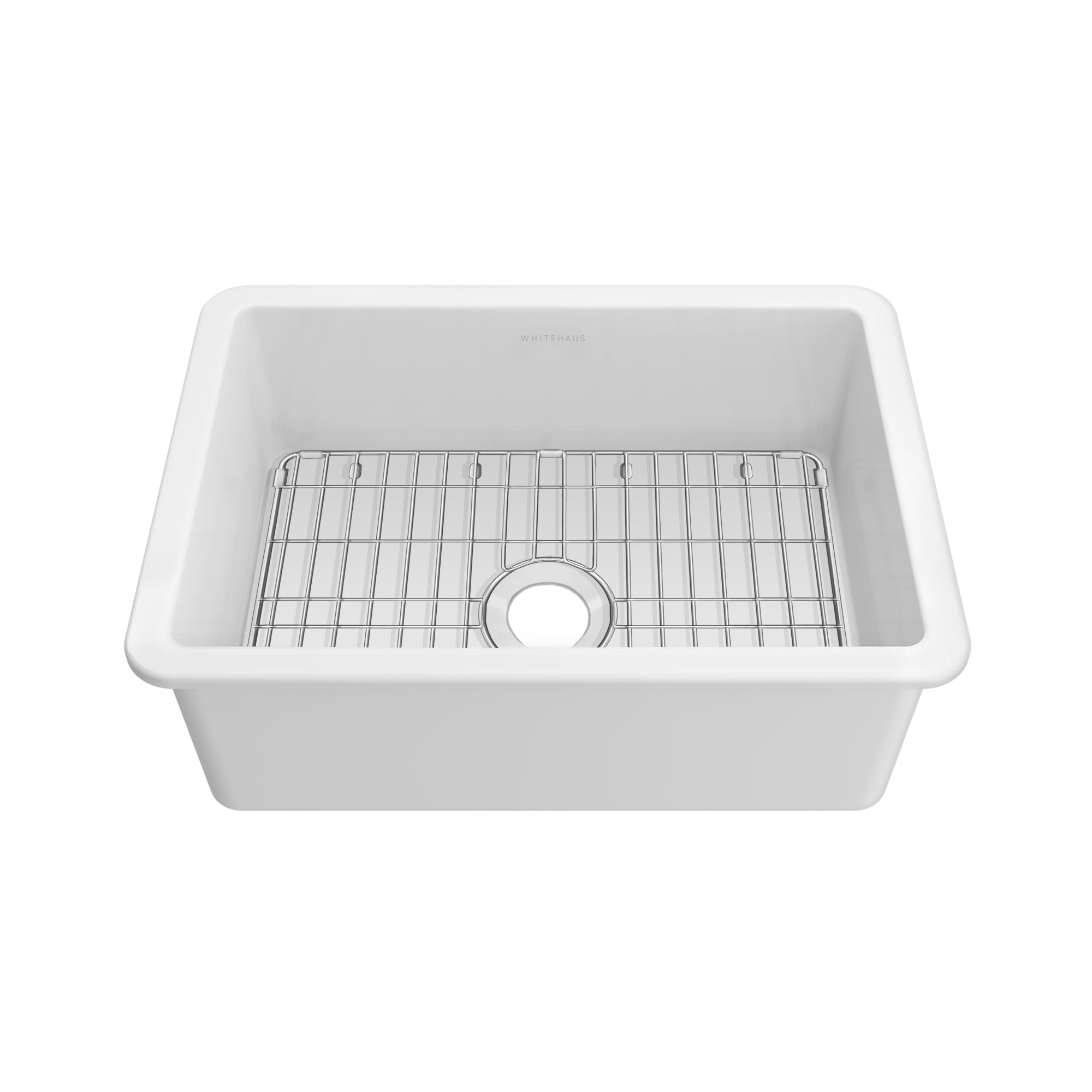 Undermount/drop-in single bowl fireclay kitchen sinks, stainless