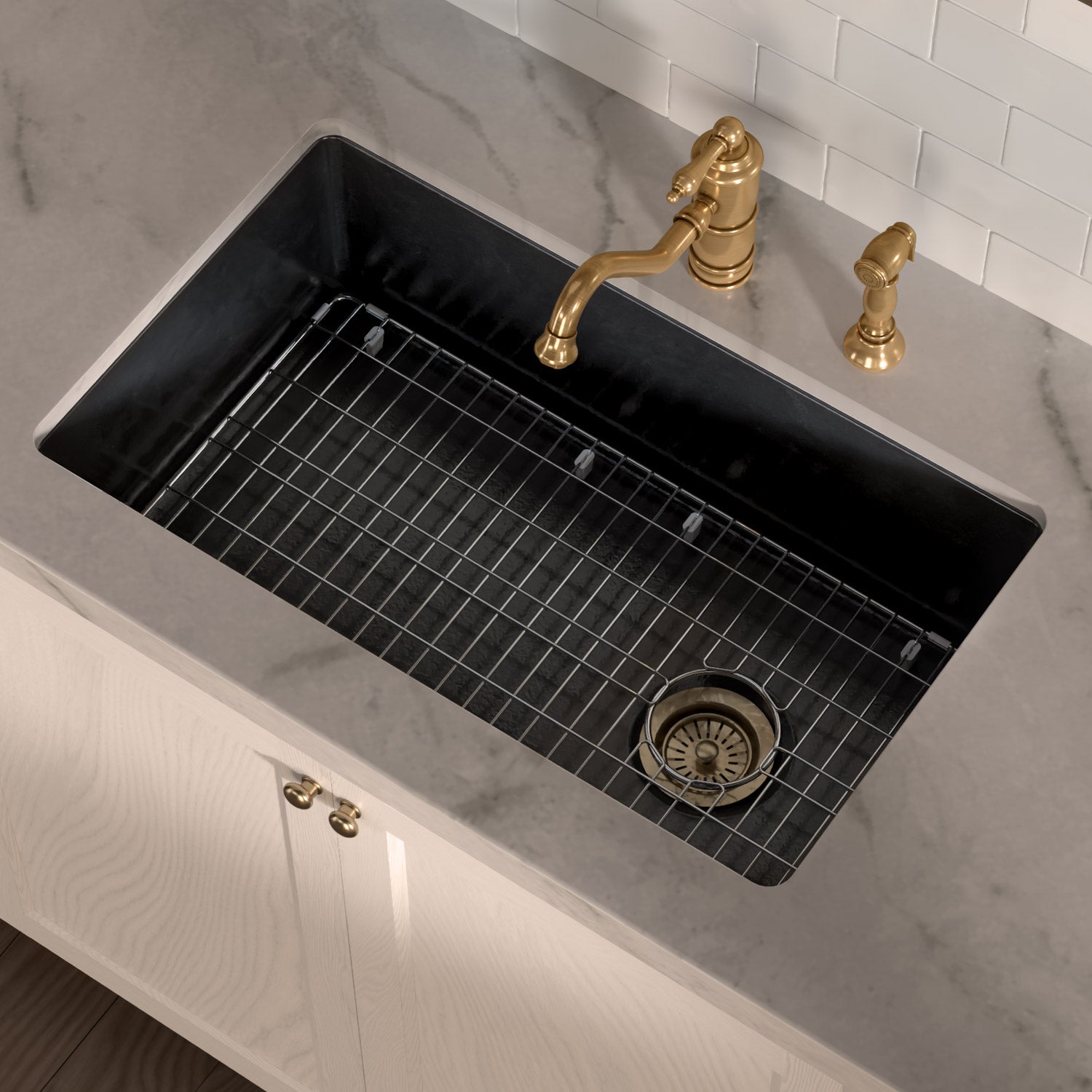 s60 セラミック　ceramic Undermount/drop-in single bowl fireclay kitchen sinks, stainless