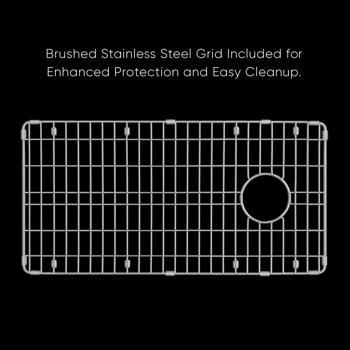 Undermount/Drop-in Single Bowl Fireclay Kitchen Sinks, Stainless Steel Grid Included