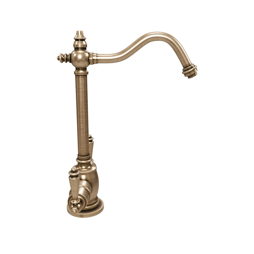 Point of Use Instant Hot/Cold Water Drinking Faucet with Traditional Swivel Spout
