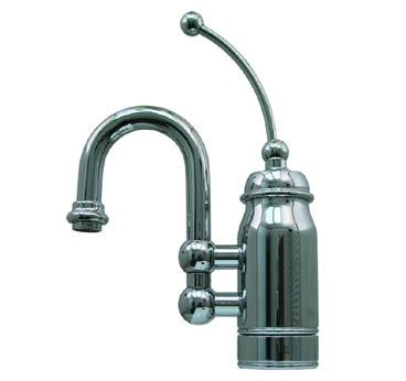 Baby Horizon Single Handle Entertainment/Prep Faucet with Curved Extended Stick Handle and Curved Swivel Spout
