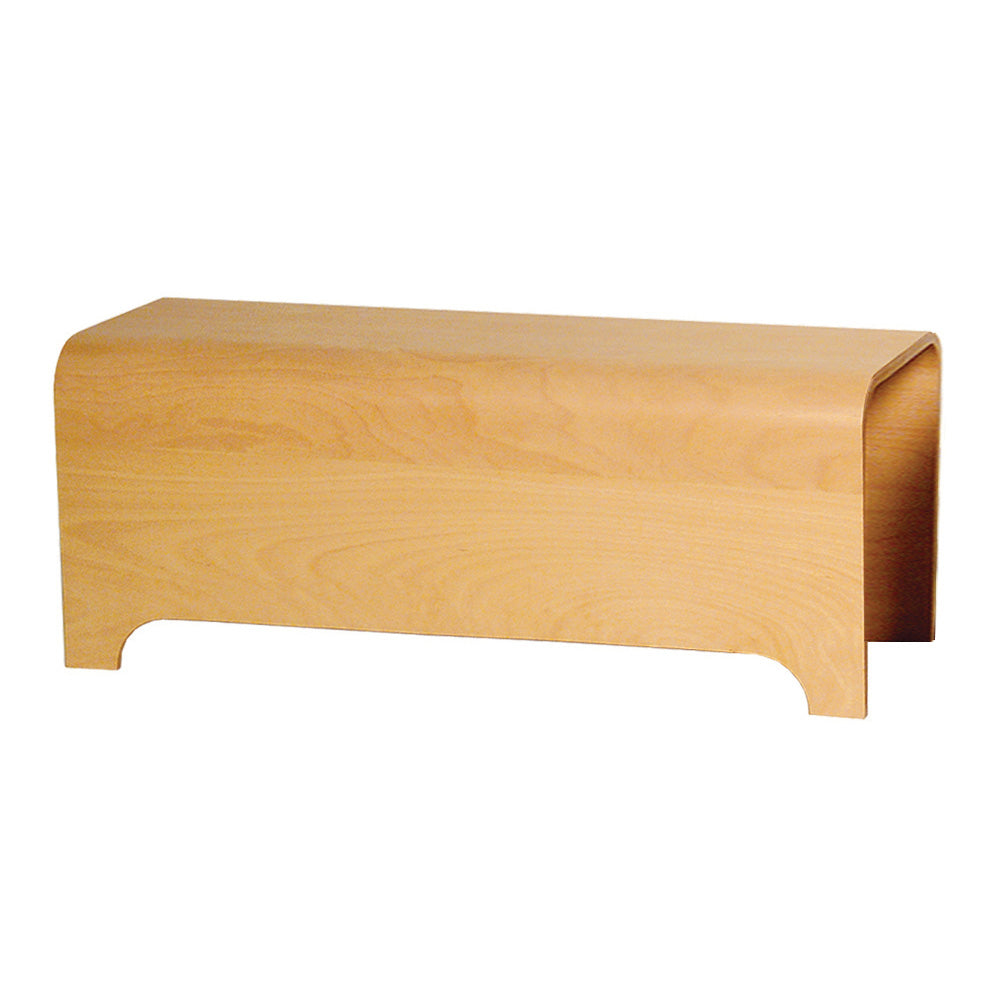 Aeri Freestanding Ebony Wood Bench