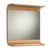 AEM055N - Aeri Rectangular Mirror with Integral Wood Shelf