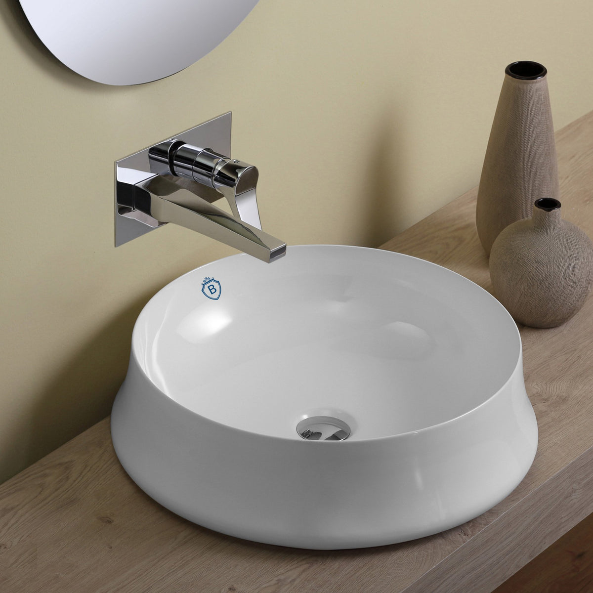 20&quot; Round Above Mount Lavatory Basin