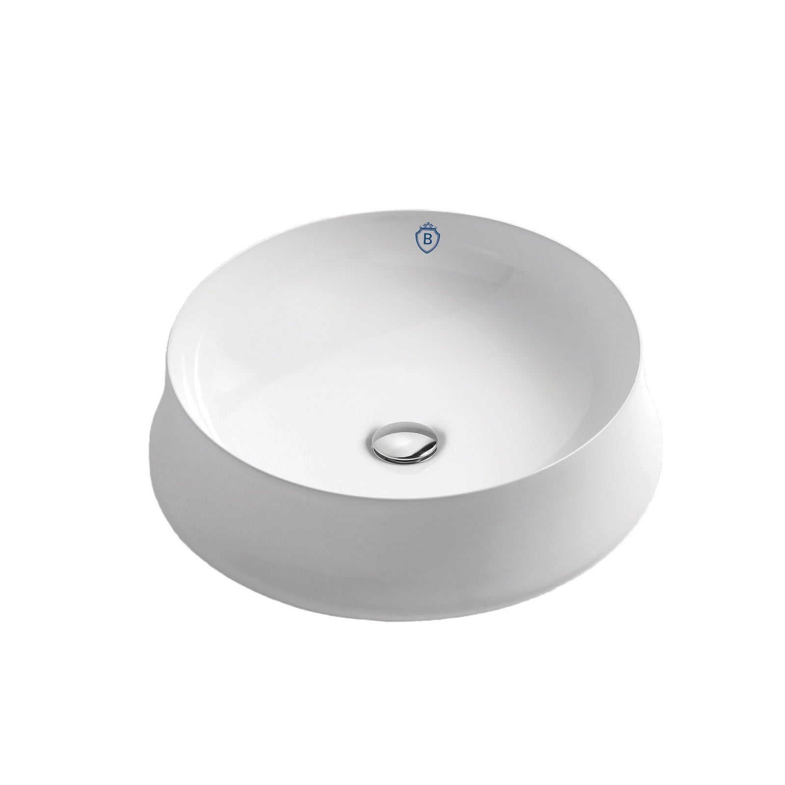Above Mount/ Vessel Lavatory Basin With Center Drain Location