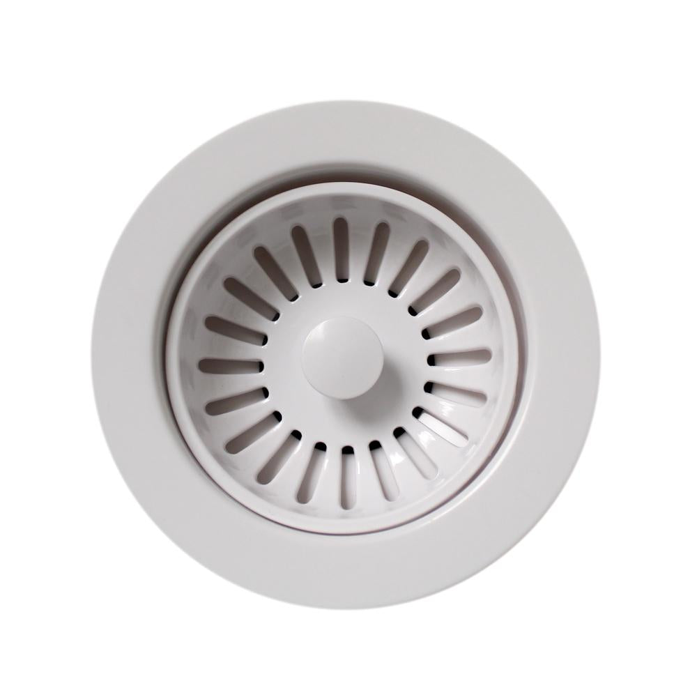 3 1/2 Basket Strainer for Deep Fireclay Application - Whitehaus Collection