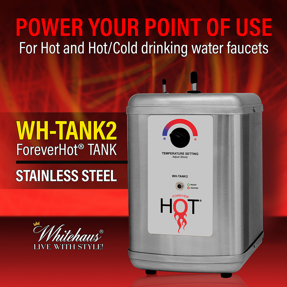 Whitehaus WH-TANK2 60 Cups Electric Hot Water Tank for Water Dispensers