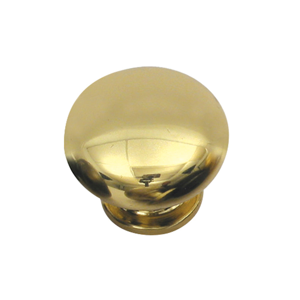 Round solid brass knob - Whitehaus Collection