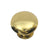 Round solid brass knob