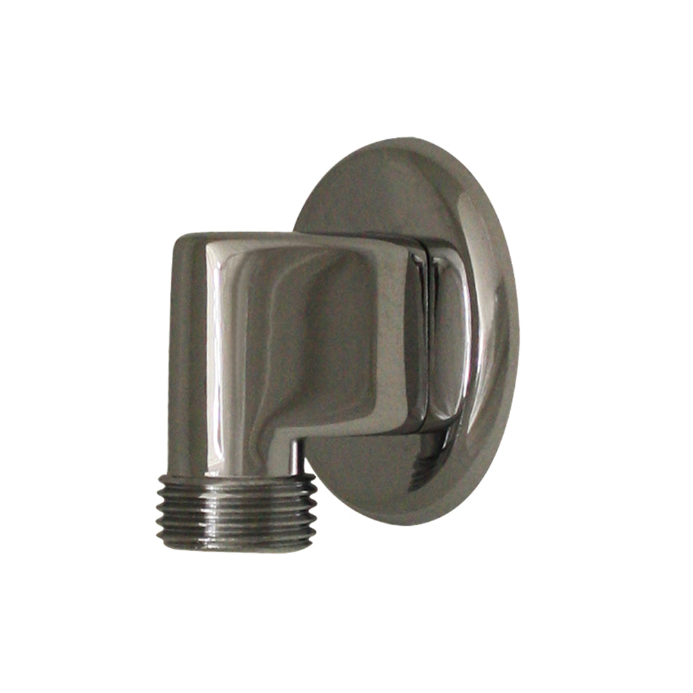 Relexa Brass Wall-Mount Supply Elbow Hand Shower Holder in Polished Chrome