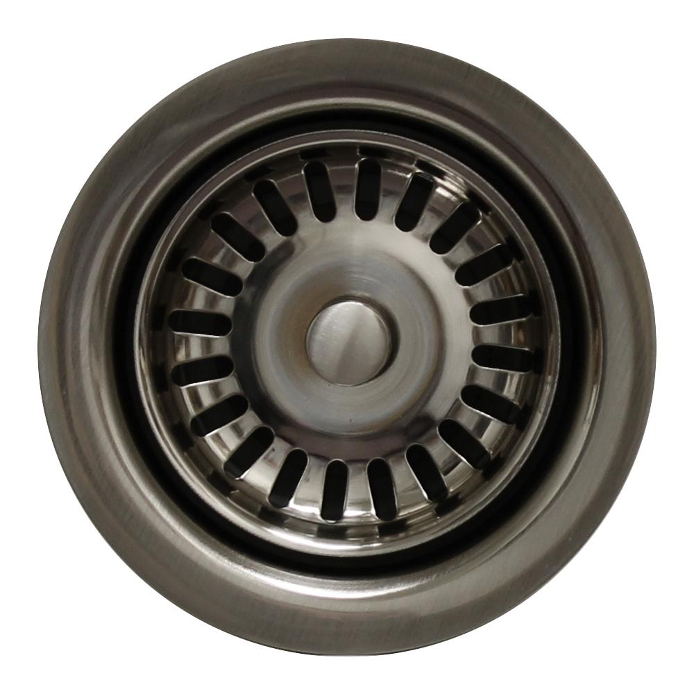 3-1/2" Waste Disposer Trim with Matching Basket Strainer for Deep Fireclay Sinks
