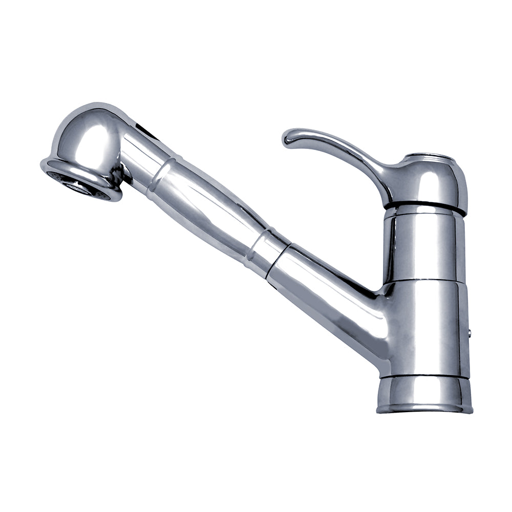 Metrohaus Single Hole/Single Lever Kitchen Faucet with Pull-Out Spray Head