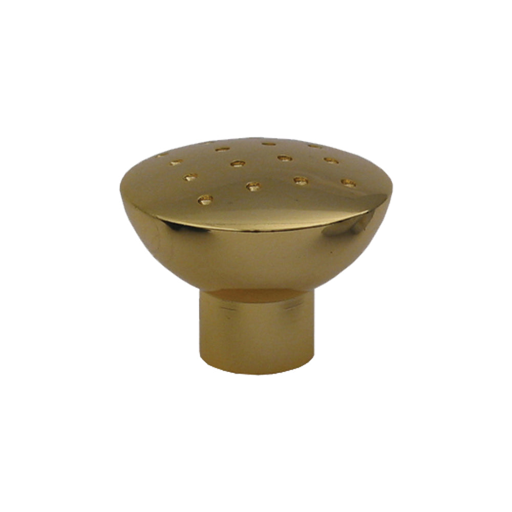 Decorative knob made of solid brass.