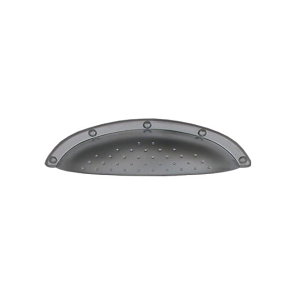 Decorative metal pull handle.