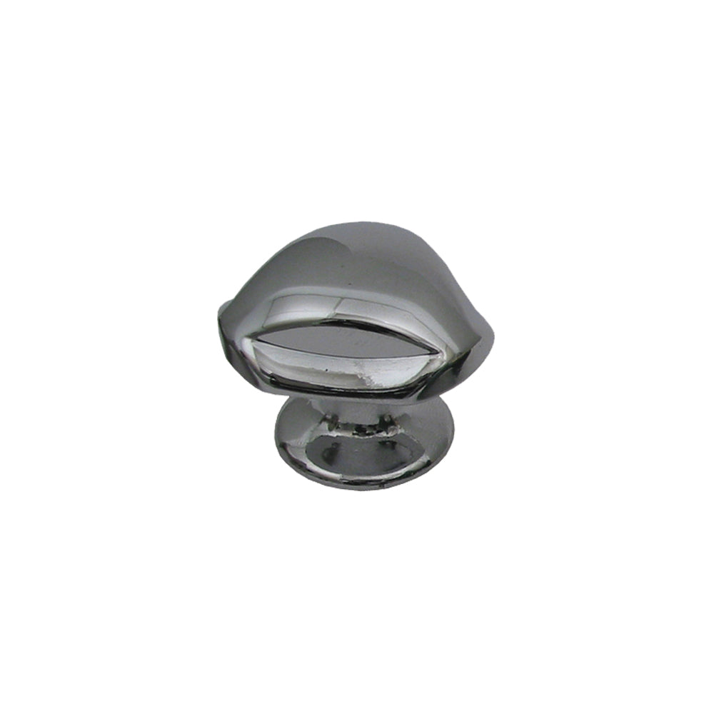 Triangular-shaped knob made of solid brass.