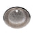 18" Decorative oval hammered textured undermount basin with overflow