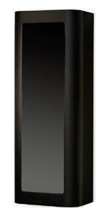 Aeri Vertical Wall Mount Storage Unit with Mirrored Door and Four Shelves