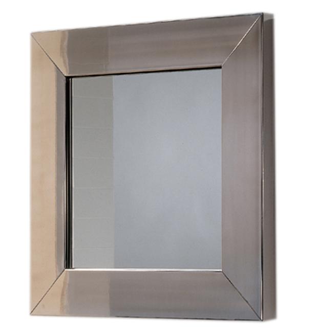 New Generation Polished Square Mirror with Stainless Steel Frame