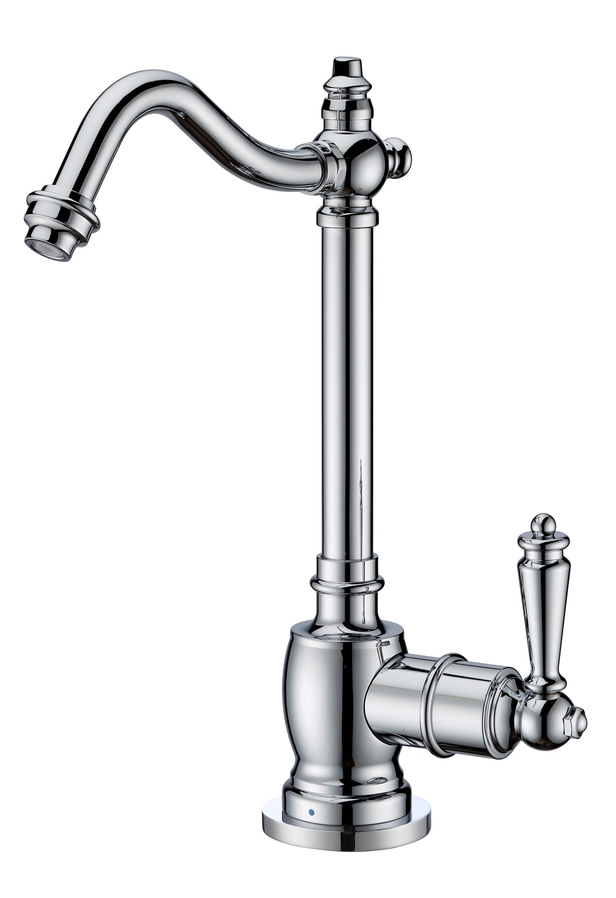 Point of Use Cold Water Drinking Faucet with Traditional Swivel Spout