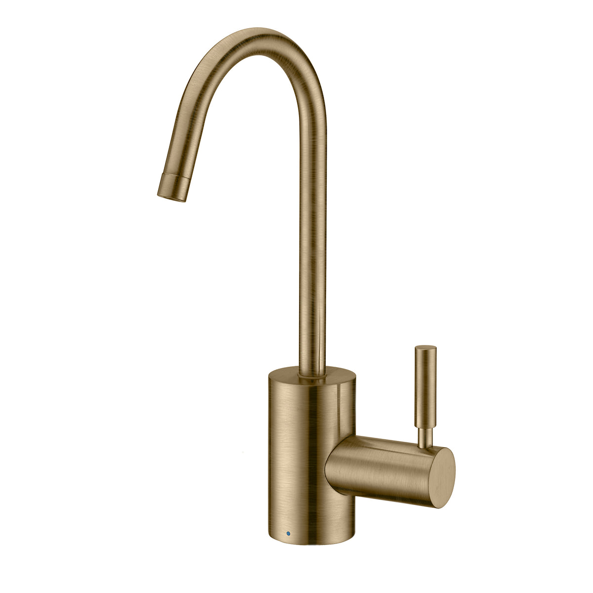 Point of Use Cold Water Drinking Faucet with Gooseneck Swivel Spout