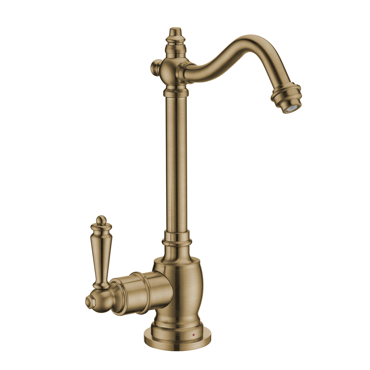 Point of Use Instant Hot Water Drinking Faucet with Traditional Swivel Spout
