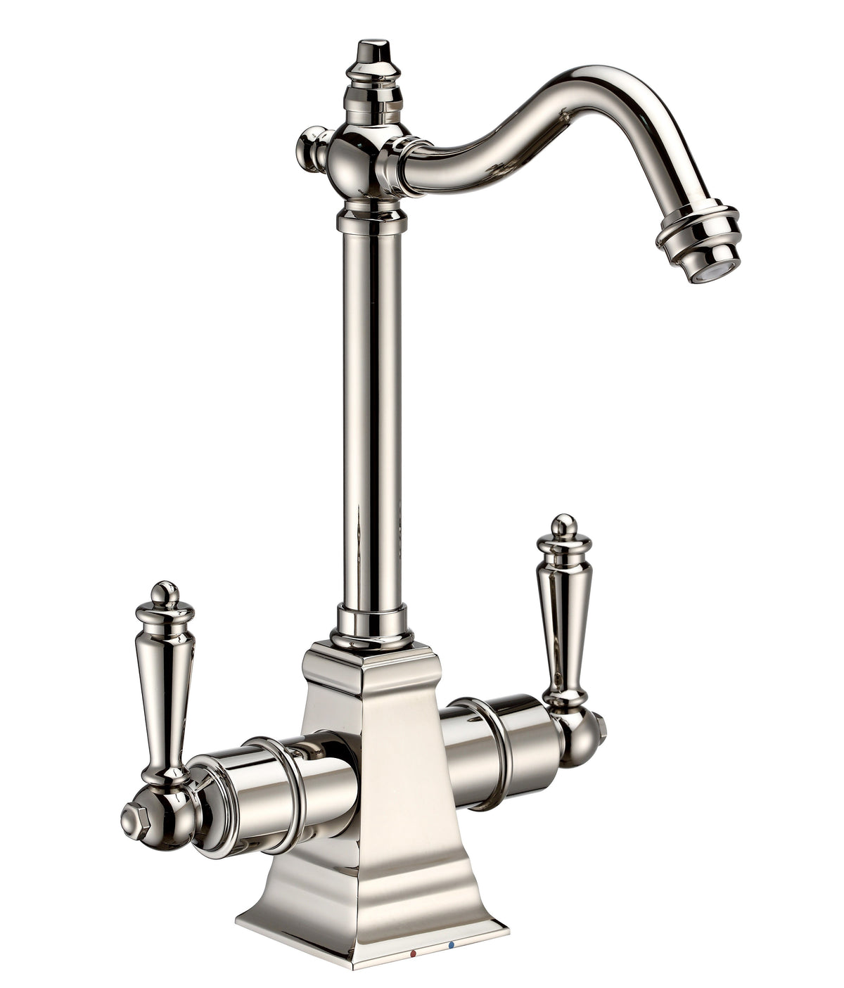 Point of Use Instant Hot/Cold Water Drinking Faucet with Traditional Swivel Spout