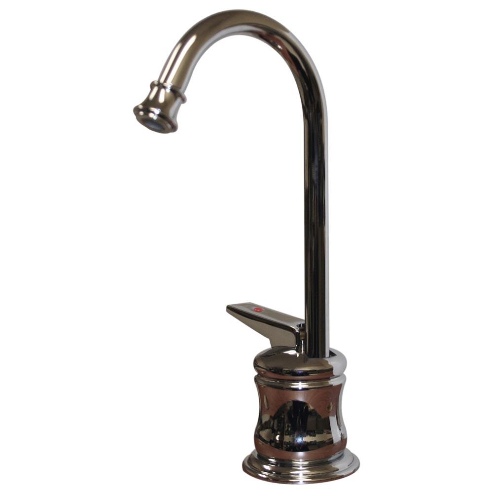 Point of Use Instant Hot Water Faucet with Gooseneck Spout
