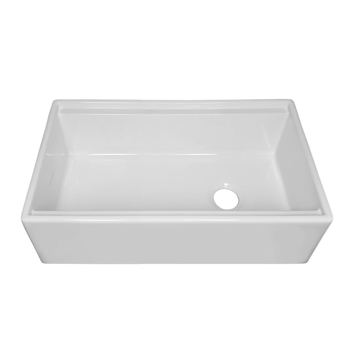 Whitehaus Collection 30 Reversible Single Bowl Fireclay Sink Set with