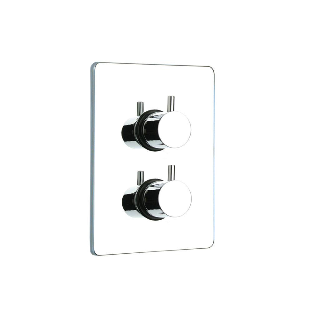 Luxe Thermostatic Valve with Square Plate