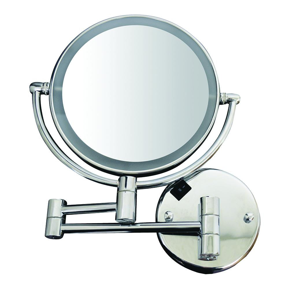 Lighted Head Magnifier With Mirror