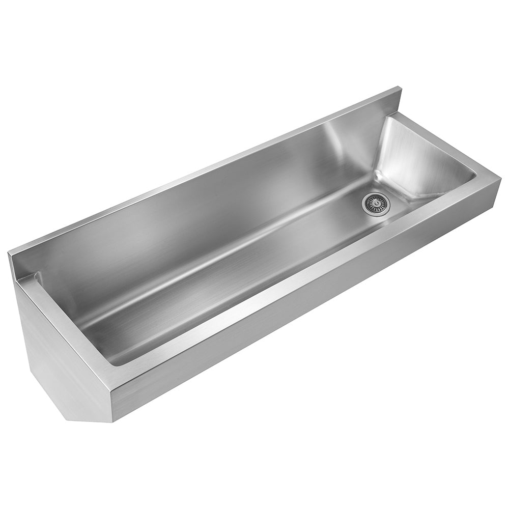 47&quot; Noah&#39;s Collection stainless steel single bowl wall mount utility sink