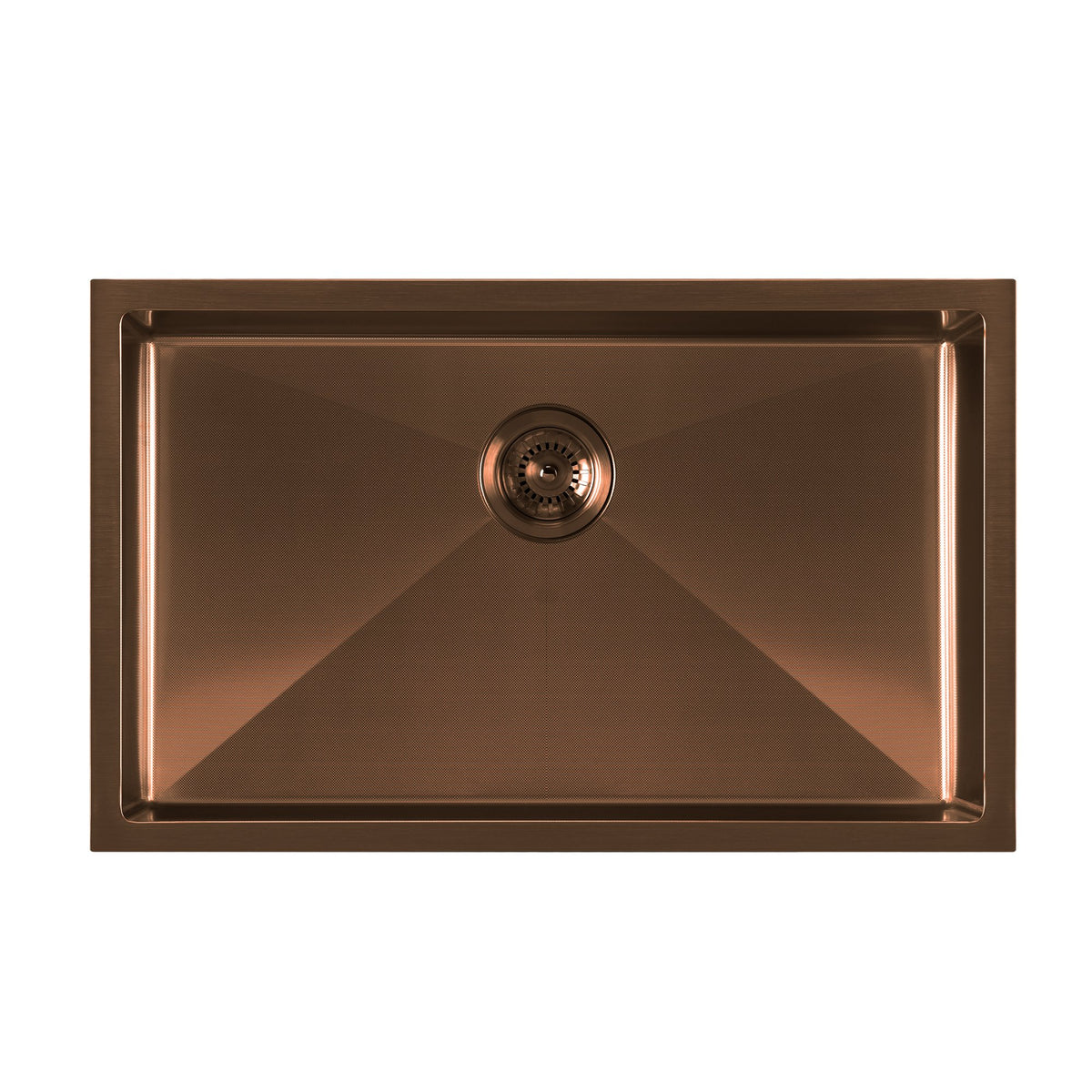 Undermount/Drop-In Single Bowl Stainless Steel Kitchen Sink Set: 16 Gauge, Linen Textured Inner Bowl