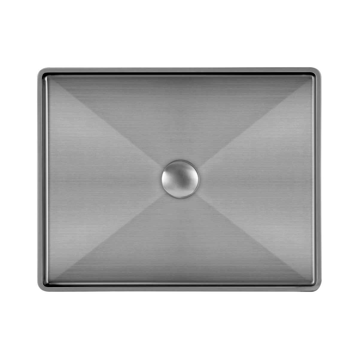 Noah Plus 18 gauge, rectangular above mount bath basin set